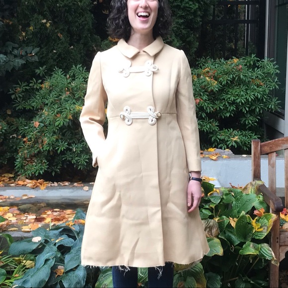 Brittany Jackets & Blazers - Vintage deadstock 1960’s tan coat, NWOT